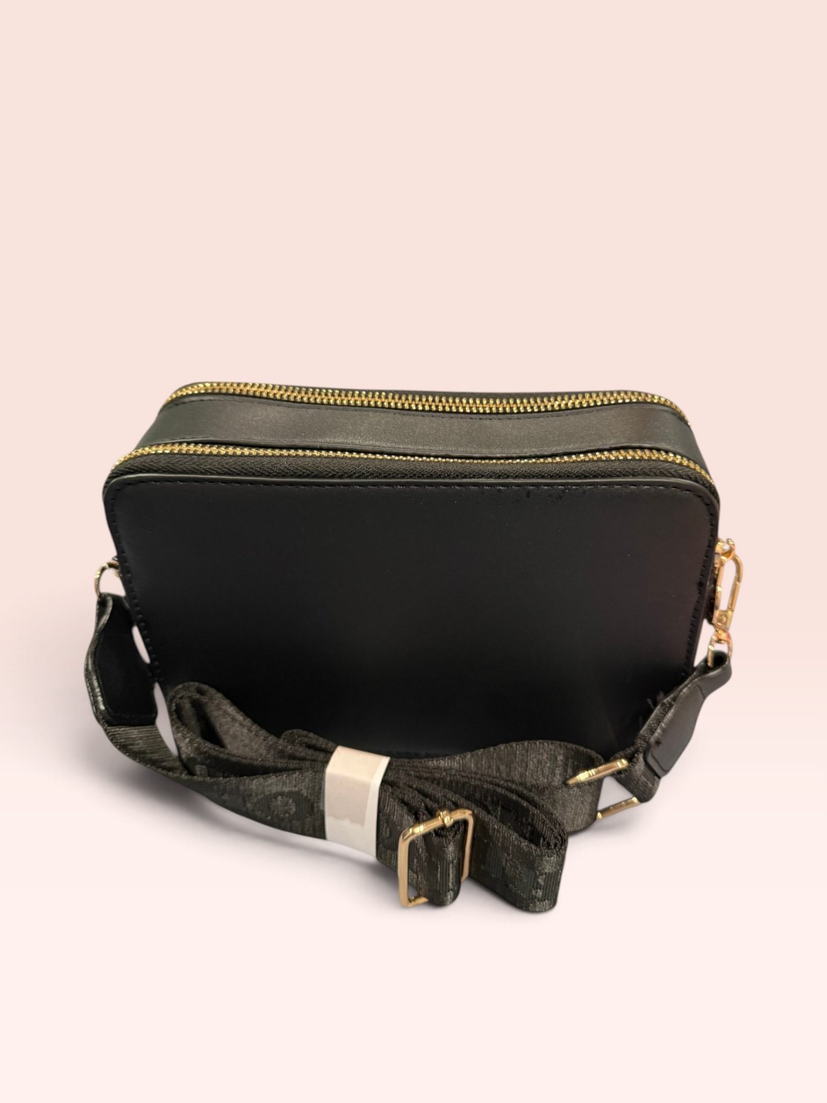 NWT Valentino Orlandi Black Studded Crossbody Bag Style # V-2023S